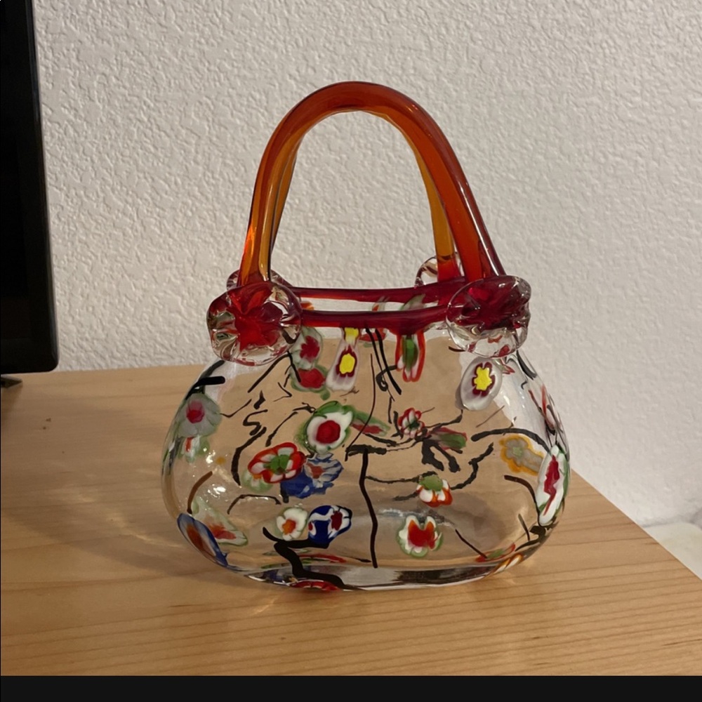 Art Glass - Blown Glass Handbag/Purse